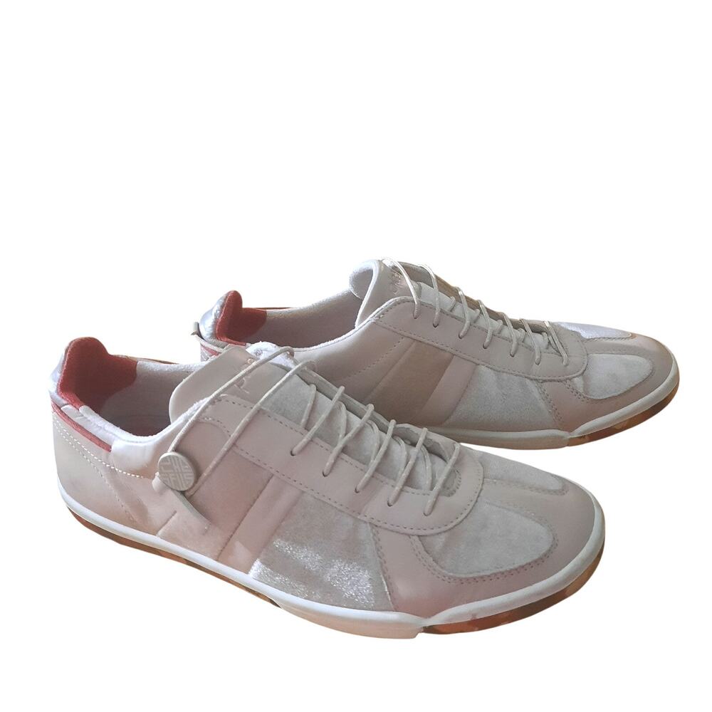 Plae Butler Womens Dusty Rose Sneaker With Staelace Closure Size 9